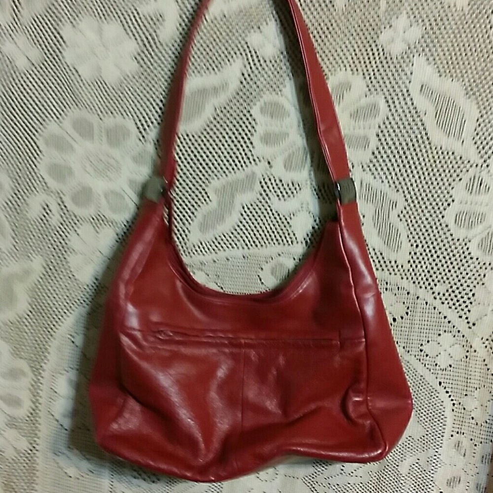 Coletta Leather Red Bag